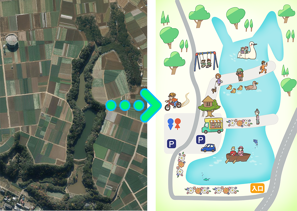 七ツ池再生予定図